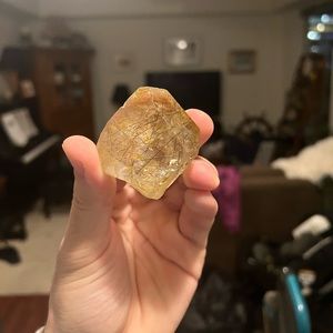 Golden Healer Rutilated Quartz ! ** Bonus mystery crystal included **